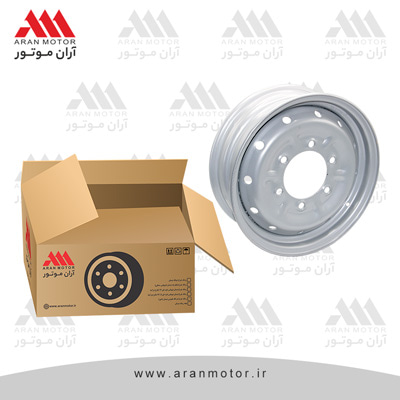 تصویر قطعه رينگ چرخ يكپارچه ( تيوپلس / نقره اي ) نيسان ( آمبولانسي )