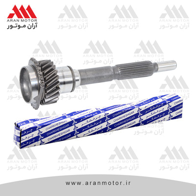 تصویر قطعه شفت ورودی دنده 4 گیربکس نیسان بنزینی ( شفت کلاچ ) _ چرخشگر