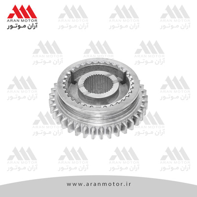 تصویر قطعه مجموعه مغزی و کشویی دنده 1 و 2 گیربکس نیسان  ( سنکرونایزر ) _ چرخشگر