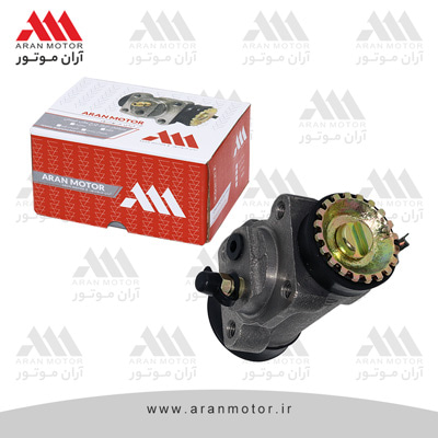 تصویر قطعه سيلندر ترمز چرخ عقب چپ نيسان ABS شيردار _ آران موتور