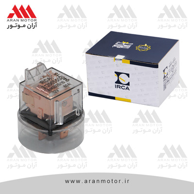 تصویر قطعه رله فن كلاهكي شيشه اي 80 آمپر 5پايه با خار (405/سمند) _ ايران كاربراتور