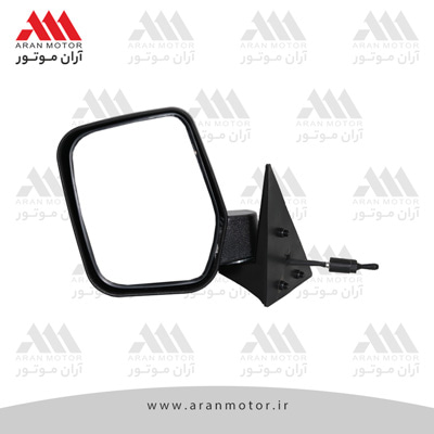 تصویر قطعه آينه نيسان پايه فلزي چپ قاب بزرگ _ برازش
