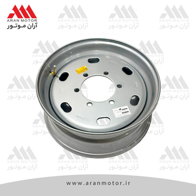 تصویر قطعه رينگ چرخ نيسان تيوپلس نقره اي 17/5 ( طرح ترك ) _  رينگ مشهد ( MWM )